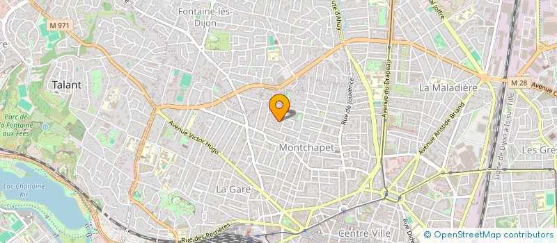 localisation de l'entreprise MADAME MYRIAM RENAUD à DIJON