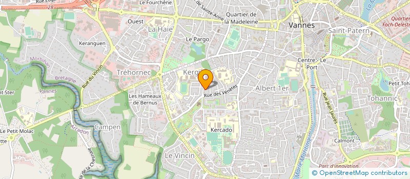 localisation de l'entreprise MADAME MYRIAM RENOU à VANNES