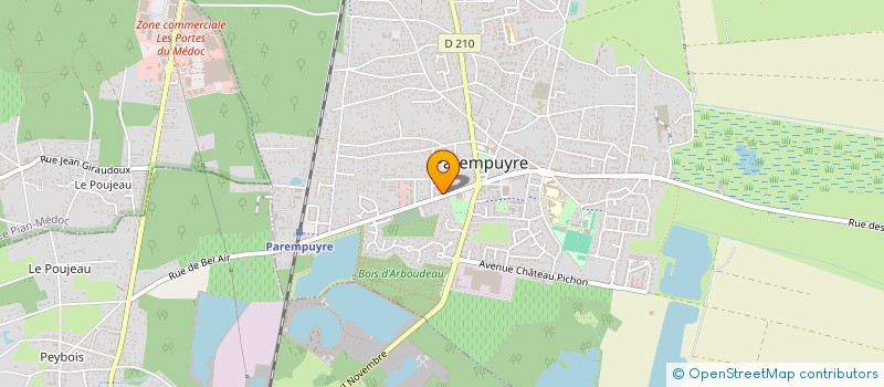 localisation de l'entreprise MADAME MYRIAM RIFFAUT  PAREMPUYRE