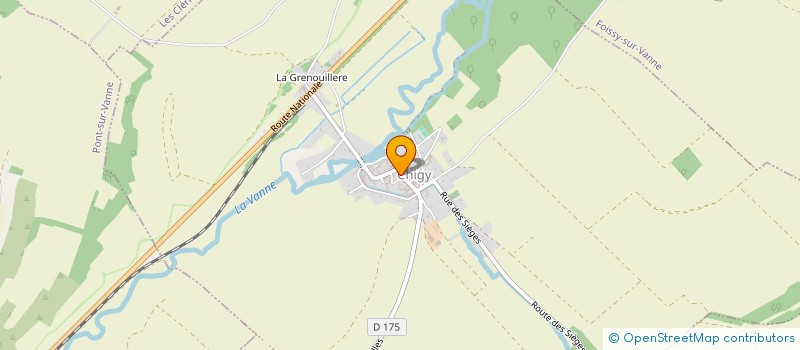 localisation de l'entreprise MADAME MYRIAM RIGAULT à LES CLERIMOIS