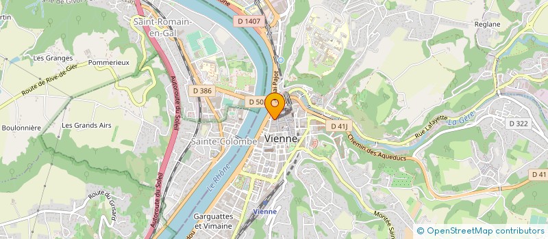 localisation de l'entreprise MADAME MYRIAM RIVORY à VIENNE