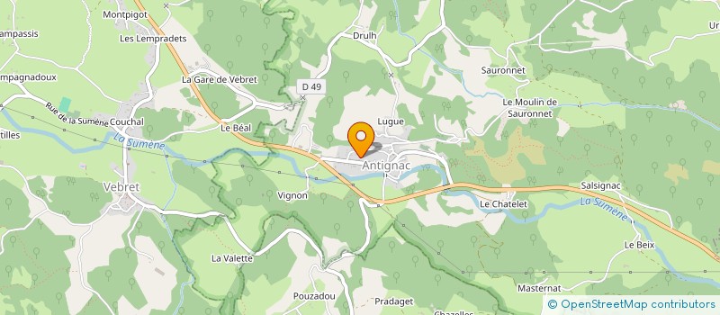 localisation de l'entreprise MADAME MYRIAM ROBERT à ANTIGNAC