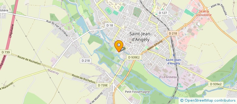 localisation de l'entreprise MADAME MYRIAM ROGEE-FROMY  SAINT-JEAN-D'ANGELY