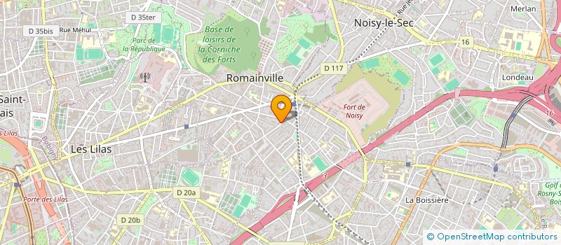 localisation de l'entreprise MADAME MYRIAM ROMITO  ROMAINVILLE
