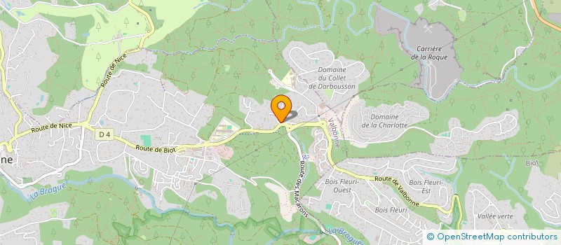 localisation de l'entreprise MADAME MYRIAM ROOSE  VALBONNE