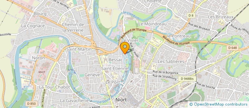 localisation de l'entreprise MADAME MYRIAM ROQUIER à BESSINES
