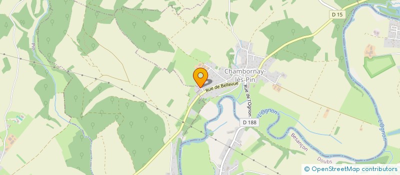 localisation de l'entreprise MADAME MYRIAM ROUGET à CHAMBORNAY-LES-PIN