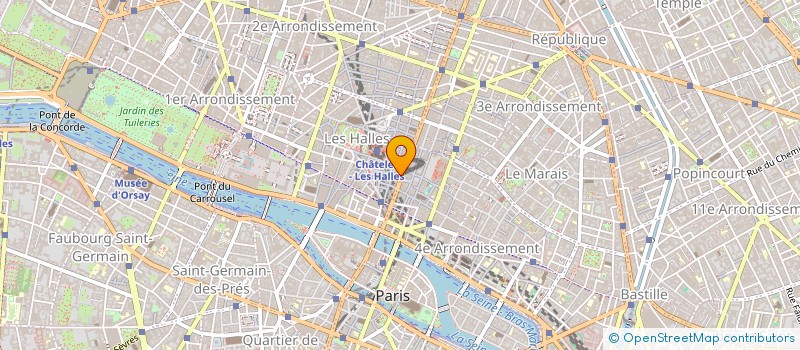 localisation de l'entreprise MADAME MYRIAM ROUSSEAU à PARIS