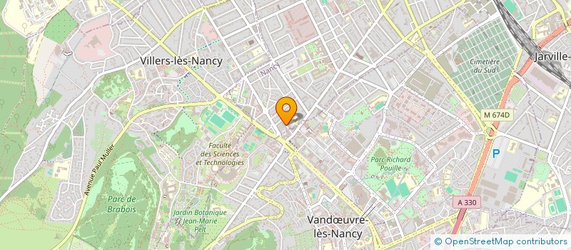 localisation de l'entreprise MADAME MYRIAM ROY  NANCY