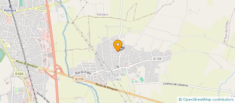 localisation de l'entreprise MADAME MYRIAM RUBIO à LA TOUR-DU-CRIEU