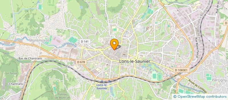 localisation de l'entreprise MADAME MYRIAM SAADAOUI  LONS-LE-SAUNIER