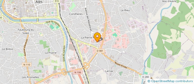 localisation de l'entreprise MADAME MYRIAM SADKI  ALES