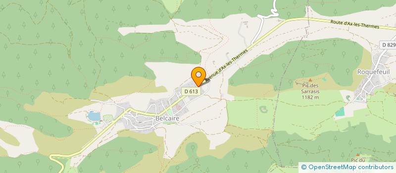 localisation de l'entreprise MADAME MYRIAM SAGNOL  BELCAIRE