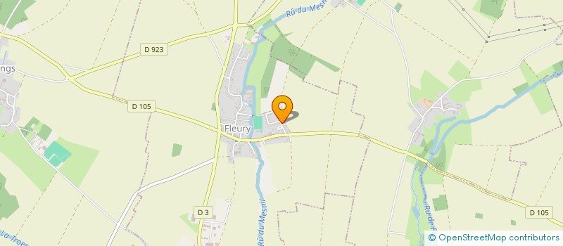 localisation de l'entreprise MADAME MYRIAM SAKHO  FLEURY