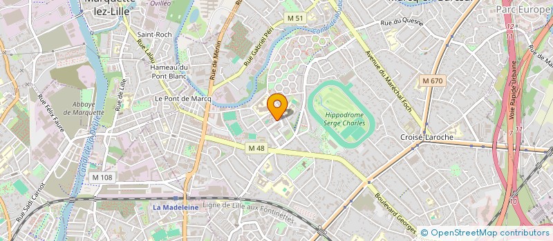 localisation de l'entreprise MADAME MYRIAM SALHI à MARCQ-EN-BARŒUL