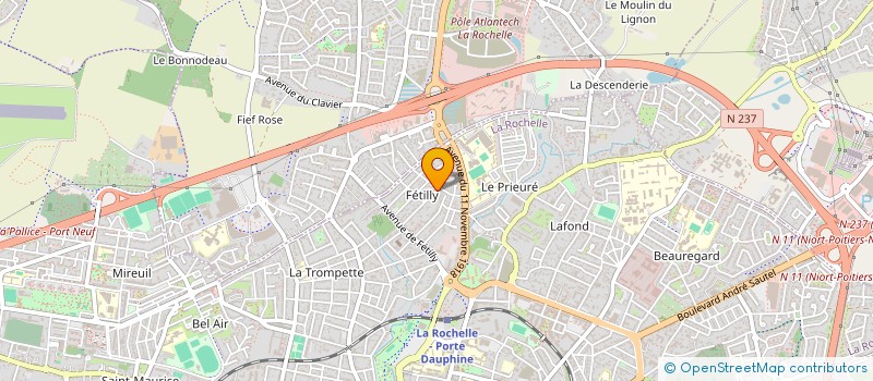 localisation de l'entreprise MADAME MYRIAM SARDIS  LA ROCHELLE