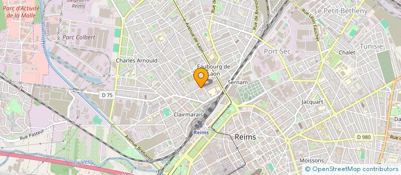 localisation de l'entreprise MADAME MYRIAM SAUTREAU  REIMS