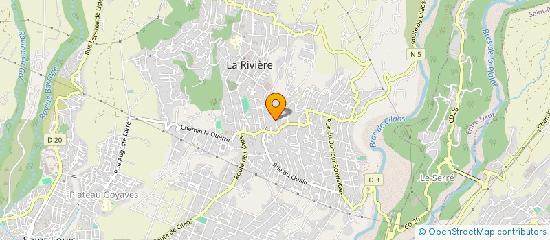 localisation de l'entreprise MADAME MYRIAM SAUTRON  SAINT-LOUIS