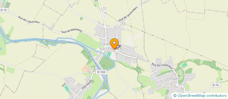 localisation de l'entreprise MADAME MYRIAM SBAITA  CREVECUR-SUR-L'ESCAUT