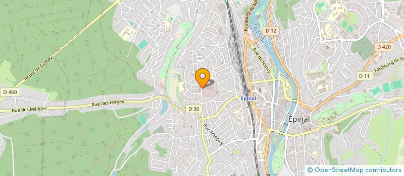 localisation de l'entreprise MADAME MYRIAM SCHLIENGER à EPINAL