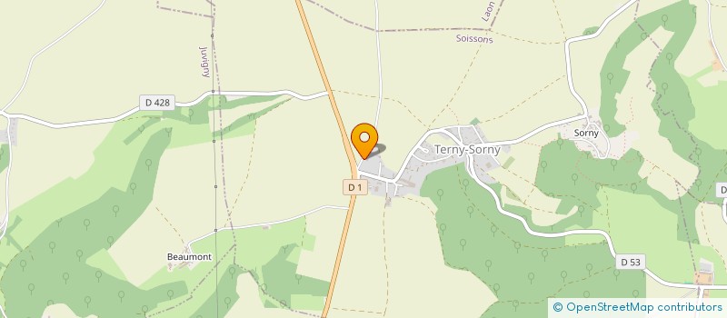 localisation de l'entreprise MADAME MYRIAM SCHOTT  TERNY-SORNY