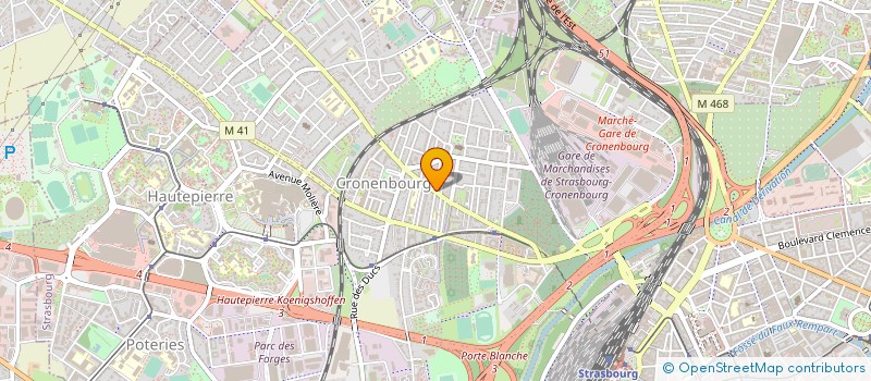 localisation de l'entreprise MADAME MYRIAM SCHWEYER à STRASBOURG