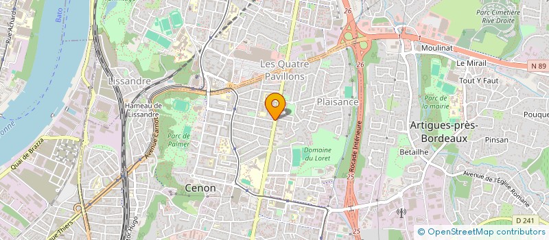 localisation de l'entreprise MADAME MYRIAM SEPTIER à CENON