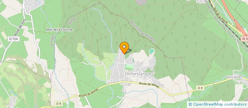 localisation de l'entreprise MADAME MYRIAM SILVA  DOMESSARGUES