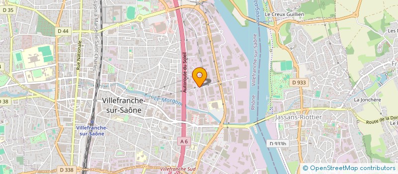 localisation de l'entreprise MADAME MYRIAM SIMON  VILLEFRANCHE-SUR-SAONE