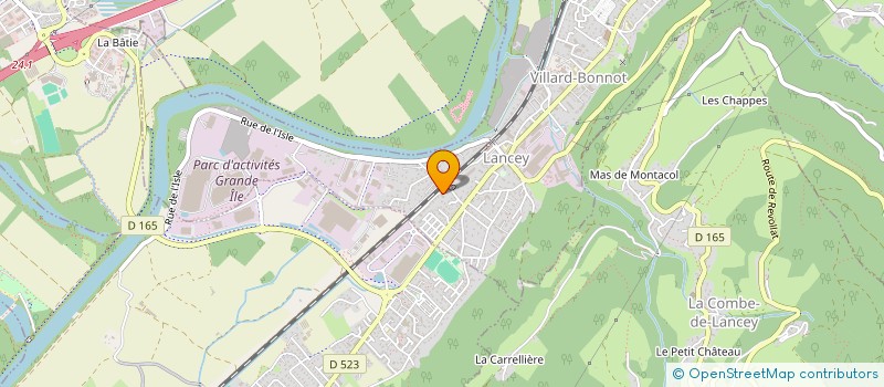 localisation de l'entreprise MADAME MYRIAM SOTO  VILLARD-BONNOT