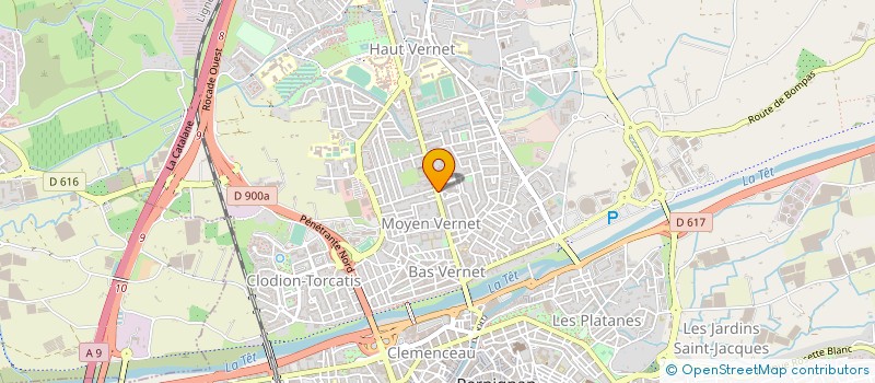 localisation de l'entreprise MADAME MYRIAM SOUHAIL  PERPIGNAN