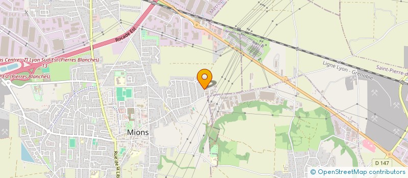 localisation de l'entreprise MADAME MYRIAM SUCHE  MIONS