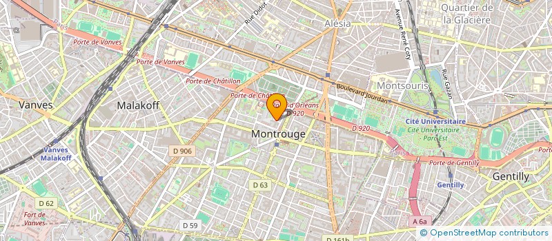 localisation de l'entreprise MADAME MYRIAM SZEJER  MONTROUGE