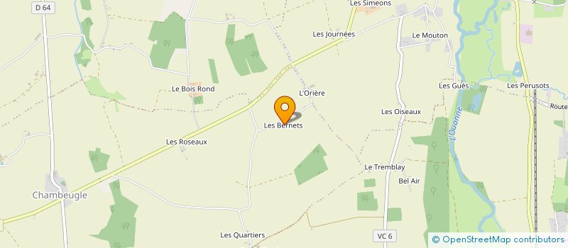 localisation de l'entreprise MADAME MYRIAM TABBAL à CHARNY OREE DE PUISAYE