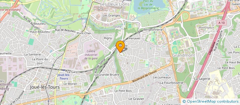 localisation de l'entreprise MADAME MYRIAM TADEUS  JOUE-LES-TOURS