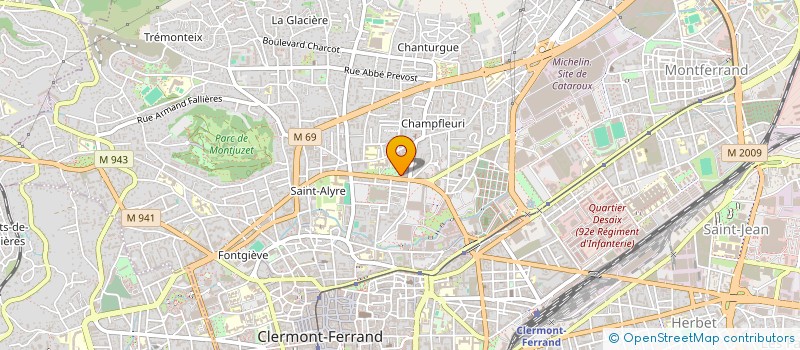 localisation de l'entreprise MADAME MYRIAM TAHIRI  CLERMONT-FERRAND