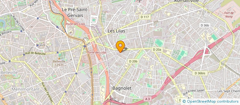 localisation de l'entreprise MADAME MYRIAM TANAY à BAGNOLET
