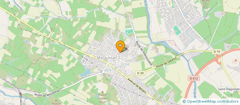 localisation de l'entreprise MADAME MYRIAM TARBOURIECH  MARAUSSAN