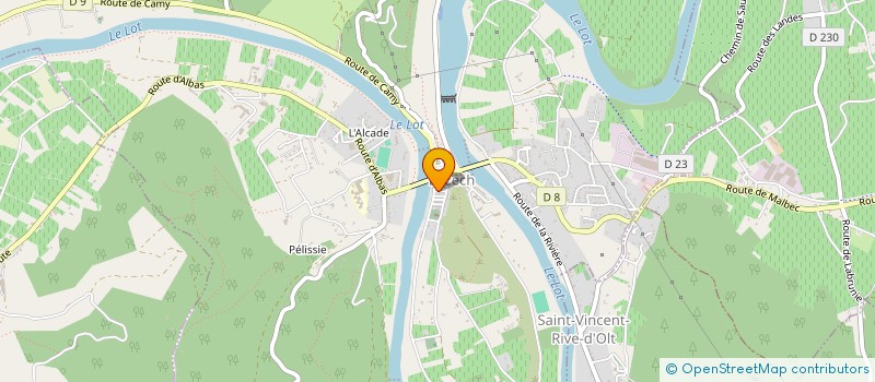 localisation de l'entreprise MADAME MYRIAM THOMAS  LUZECH