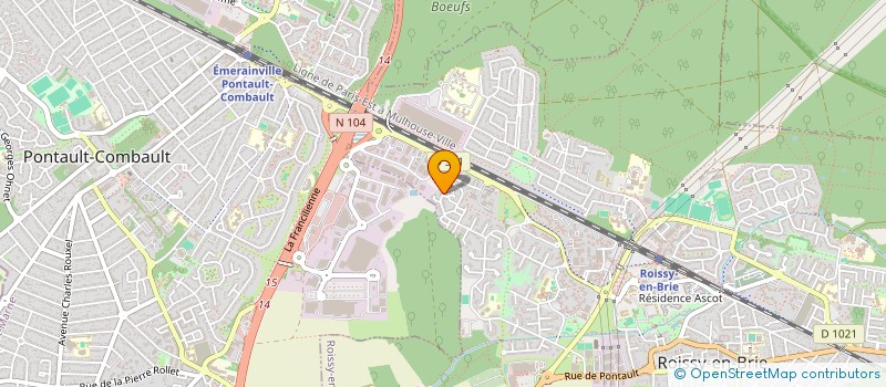 localisation de l'entreprise MADAME MYRIAM THUILLIER  ROISSY-EN-BRIE