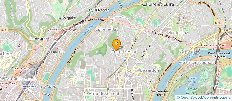 localisation de l'entreprise MADAME MYRIAM TISSIER  CALUIRE-ET-CUIRE