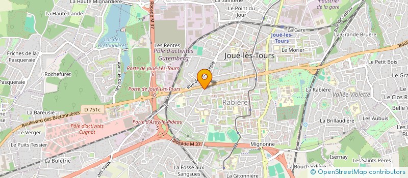 localisation de l'entreprise MADAME MYRIAM TOURNEUX  JOUE-LES-TOURS