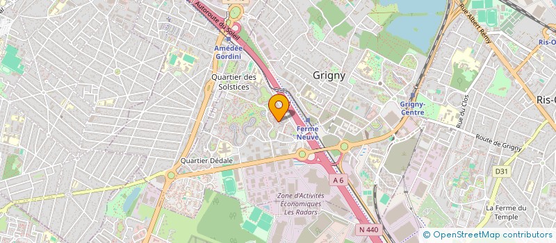 localisation de l'entreprise MADAME MYRIAM TRAORE  GRIGNY