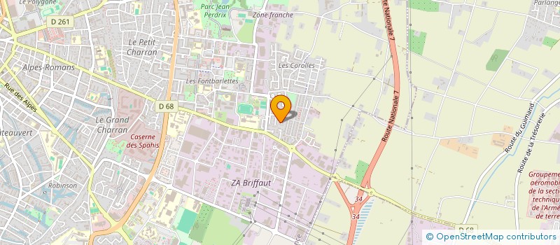 localisation de l'entreprise MADAME MYRIAM TRIBECHE  VALENCE