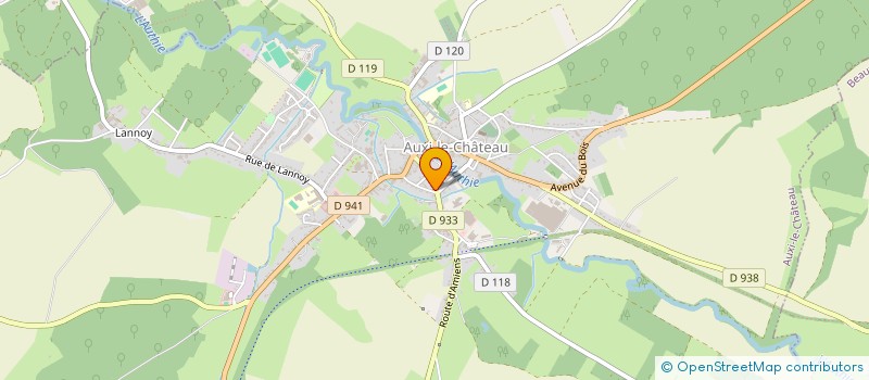 localisation de l'entreprise MADAME MYRIAM VALIN  AUXI-LE-CHATEAU