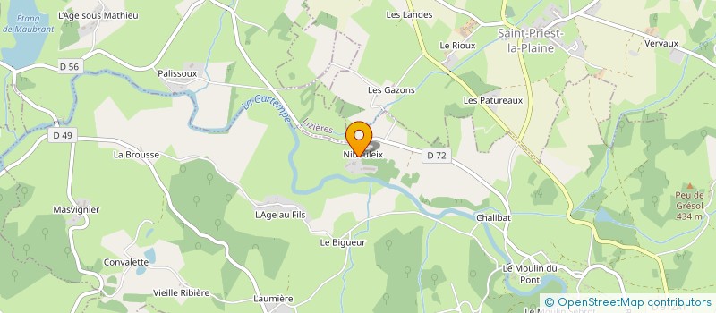 localisation de l'entreprise MADAME MYRIAM VALLET à LE GRAND-BOURG