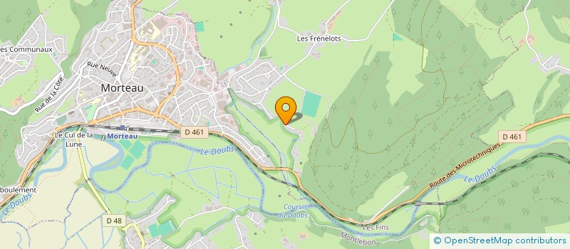 localisation de l'entreprise MADAME MYRIAM VALLET  MONTLEBON