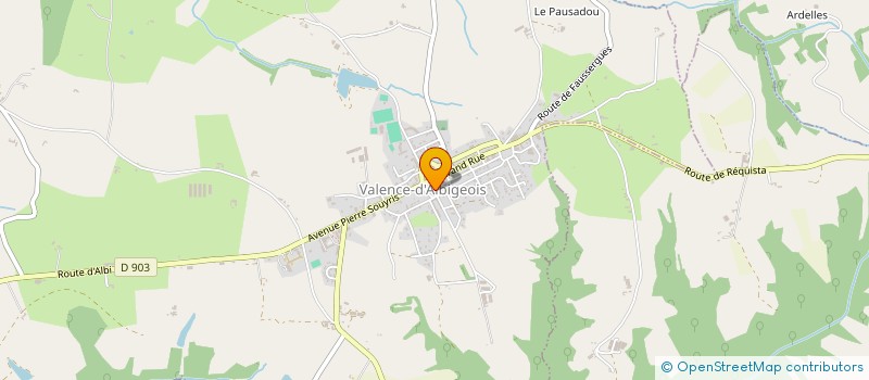 localisation de l'entreprise MADAME MYRIAM VANAERT  VALENCE-D'ALBIGEOIS