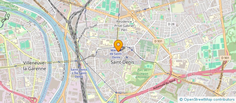 localisation de l'entreprise MADAME MYRIAM VASSENEIX  SAINT-DENIS