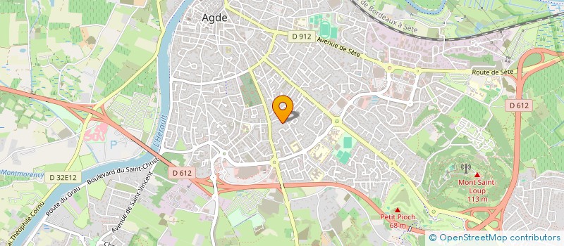 localisation de l'entreprise MADAME MYRIAM VERBAERE à AGDE